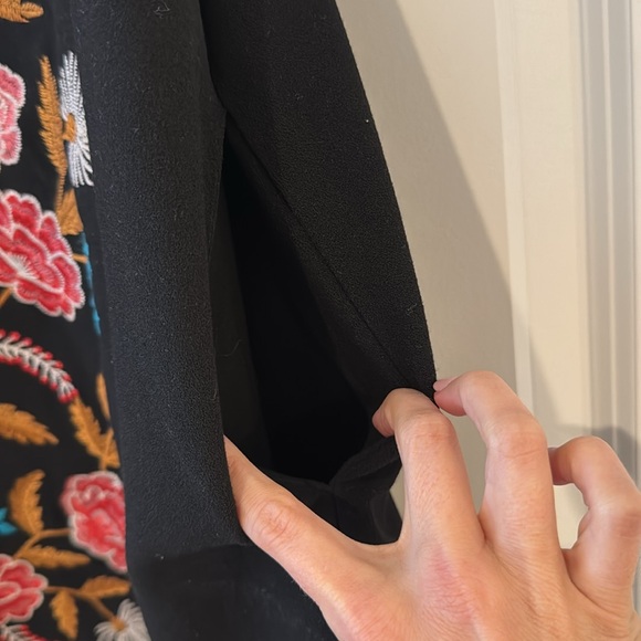 Vici Collections Floral Black Shift Dress Small - Picture 7 of 10